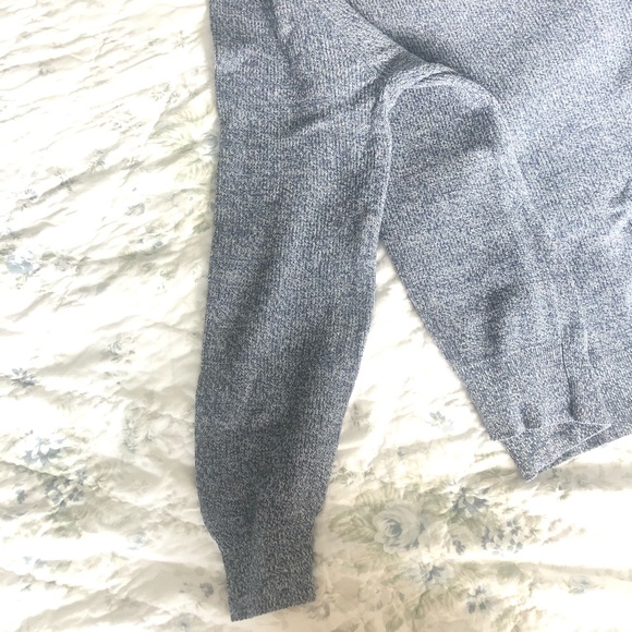 J Crew Factory Marled Blue Men’s Sweater - Picture 3 of 7